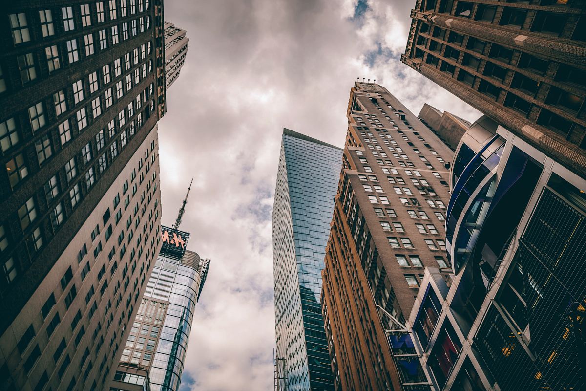 low-angle photography high-rise buildings during daytime